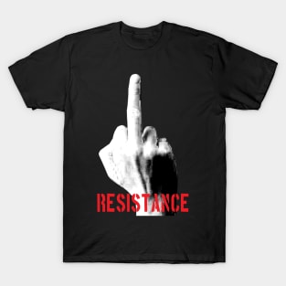 Resistance Middle Finger T-Shirt